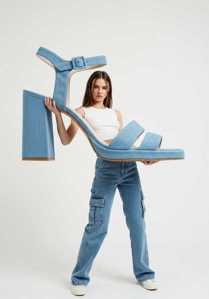 platform sandals, block heel sandals, chunky heel shoes, platform shoes, heel sandals, summer sandals, dress sandals, product launch, minimalist, fresh, bold, blue, neutral